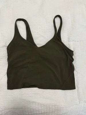 Forest Green Lululemon Align Tank Top thumbnail 3