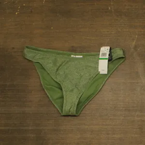 NWT Salt + Cove Juniors Lurex Hipster Bikini Swim Bottom SC25081GB Olive Green L thumbnail 4