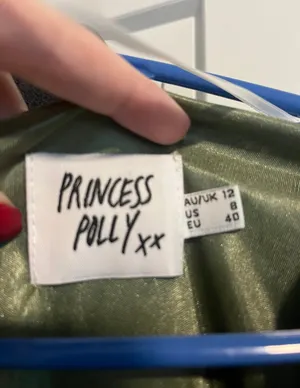 Princess Polly green flowy dress thumbnail 4