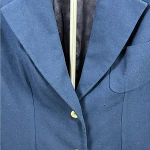 Vintage 80s Pendleton Blue Wool Blazer 100% Virgin Wool Tailored Jacket‎ USA thumbnail 5