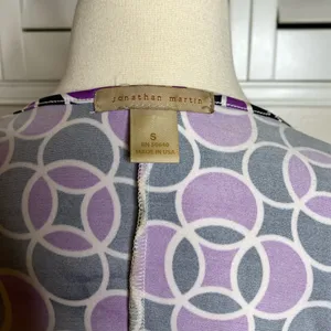 #47 Jonathan Martin Geometric Print Faux Wrap Dress thumbnail 4