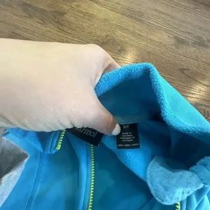 Marmot Blue Full Zip Jacket Windbreaker Fleece Lined Womens Small thumbnail 13
