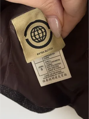 Max Studio Women’s 100% Pure Cashmere Plaid Blazer Jacket Brown Size 0 thumbnail 7