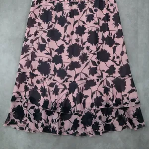 Sag Harbor Pink Blue Floral Knee Length Skirt Pull On Plus Boho‎ XL Extra Large thumbnail 4