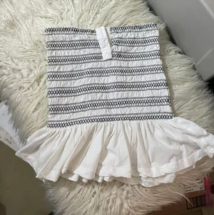 Anthropologie White Tube Top thumbnail 1