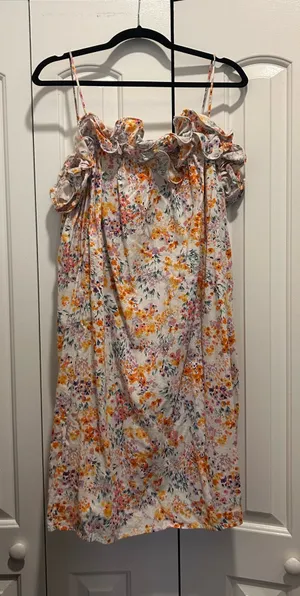 H&M Floral Mini Dress thumbnail 1