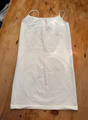 White Seamless Slip Tank thumbnail 1