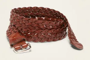 Old Navy New Braided Faux-Leather Belt For Women‎ thumbnail 1