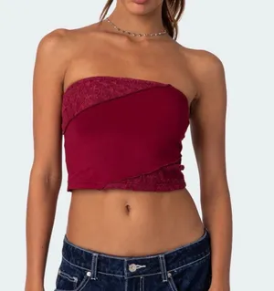 Edikted Red Tube Top thumbnail 1
