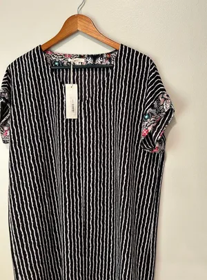 NWT Black and white dress (L) thumbnail 5