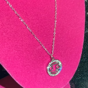 Cancer Zodiac Sign Sterling Silver Necklace Constellation mcbling Birthday Gift thumbnail 13