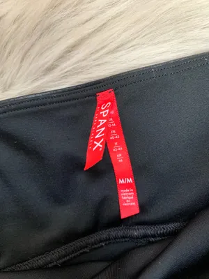 SPANX Faux Leather Leggings Black Medium thumbnail 5
