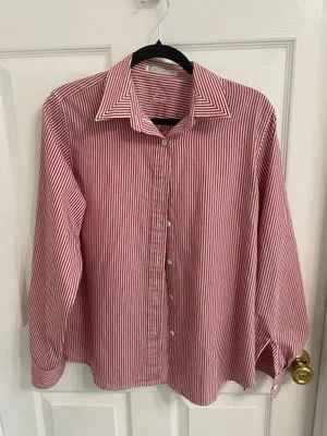 Foxcroft Women’s Stripped button down thumbnail 1