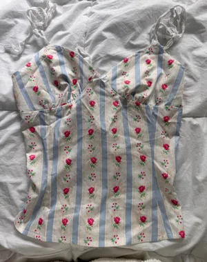 Floral lace top Blue thumbnail 1