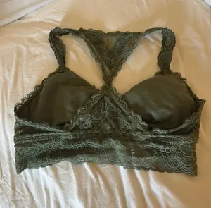 Green Aerie Bralette Lace Olive Women’s Racerback thumbnail 1