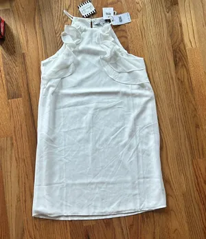 Naked Zebra NWT White Boutique Dress thumbnail 1