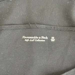 Abercrombie & Fitch Off the Shoulder Bodysuit Black Soft A&F Collection Size XS thumbnail 3