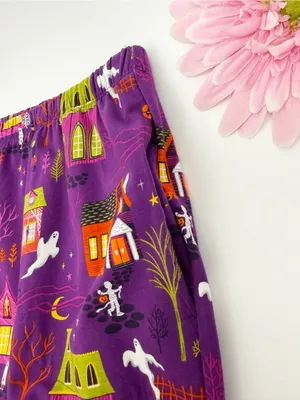 BedHead PJs Spooky Town Halloween Classic Stretch Jersey Pajama Set Full Length thumbnail 13