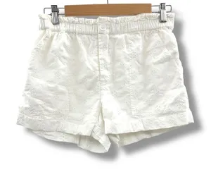 Aerie White Boho Eyelet High Rise Shorts Sz‎ S thumbnail 1