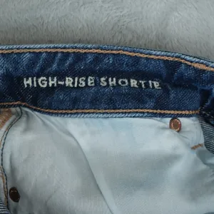 American Eagle Denim Shorts‎ 0 (28x2) High Rise Shortie Stretch Raw Hem Booty thumbnail 7
