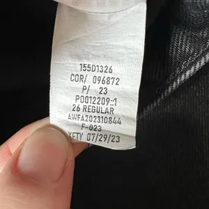 Abercrombie & Fitch black high rise curve love relaxed Jeans size 2R/26 thumbnail 5