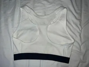 White Sports Bra thumbnail 3