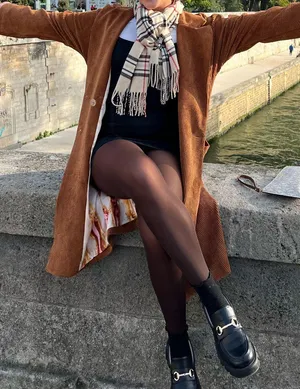 H&M Black Jean Dress thumbnail 1