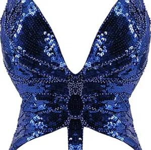 Hoohu NWOT- women’s dance top, belly dance top thumbnail 2