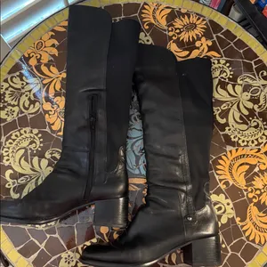 Nine West Classic Knee High Booys With Elastic Calf Sz: 8 thumbnail 5