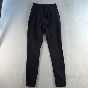 Buffbunny Womens Small Joggers Pants Athletic‎ Tapered Zipper Pockets Black Soft thumbnail 6