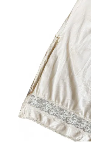 Vintage 80s White Lace Slip Dress 🔥 thumbnail 4
