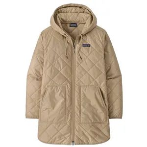 Patagonia Women's Diamond Quilted Parka Oar Tan Size Small NWT ($279 Retail) thumbnail 2