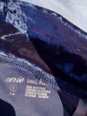 Aerie blue velvet chill play move leggings thumbnail 7