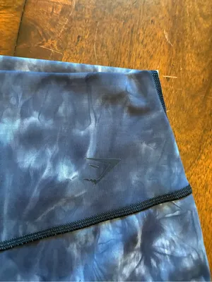 Gymshark Elevate Leggings Women’s Medium Tie Dye Blue Full Length Workout thumbnail 3