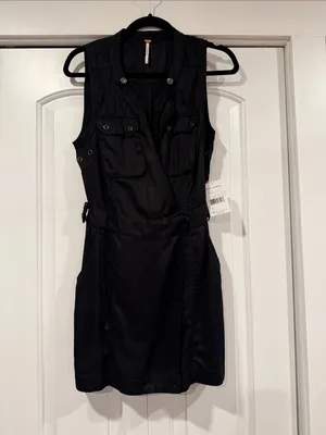 Free People Desert Daylight mini wrap‎ dress nwt small thumbnail 2