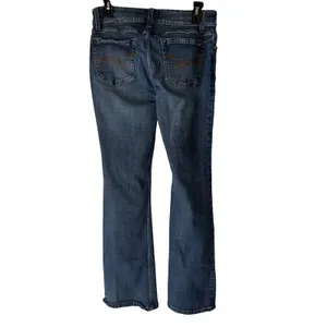 Wrangler Womens Boot Cut Jeans Medium Wash Size 5x32 Western Denim Cowboy‎ thumbnail 2