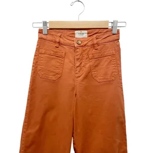 Marine Layer Bridget Pant Sz 0 Baked Apple Clay Orange Cropped Wide Leg Utility thumbnail 4