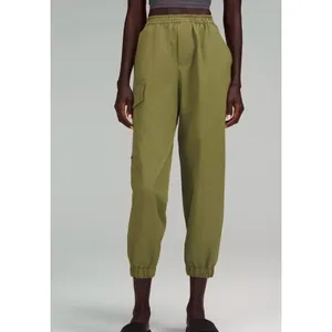 lululemon lab High-Rise Cuffed‎ Trouser Cargo Casual Pants 26" Stone Size 6 thumbnail 2