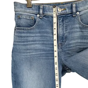 Spanx Wide Leg Denim Jeans Womens‎ 29 Light Wash Blue High Waist Modern Classic thumbnail 9