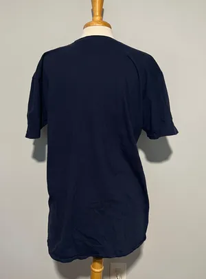 Gildan Navy Blue Fall Autumn Tshirt Bonfires Pumpkins Flannels thumbnail 8