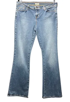 Y2K SO Wear It Declare It Flare Bootcut Jeans Womens 15 Avg Stretch‎ thumbnail 1