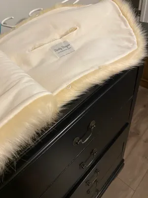 Faux Fur Wrap White thumbnail 3