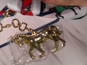 Piper K Horse Bag Charm Keychain | Luxury Scarf Horse & Tassel Viral thumbnail 3