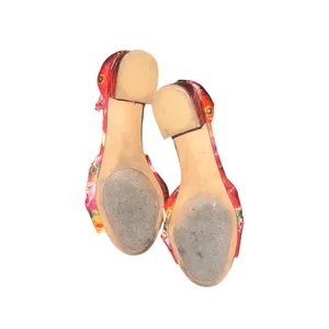 Betsey Johnson Ivee floral ankle strap block heel sandals thumbnail 10