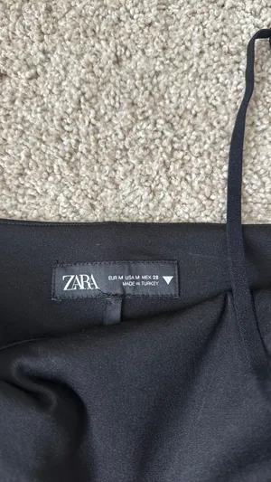 ZARA Black Top Tank Lace thumbnail 2