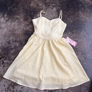 Shein Pastel Yellow Dress thumbnail 1