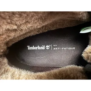 Timberland Women's brown suede colorblock pattern lace up boot size 7.5 thumbnail 6