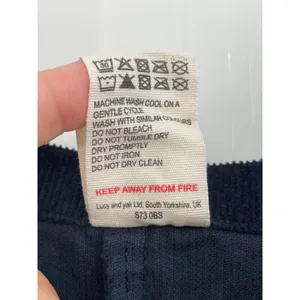 Lucy and Yak Navy Corduroy Dungaree Overalls Dark Blue Organic Cotton Size 12 thumbnail 9