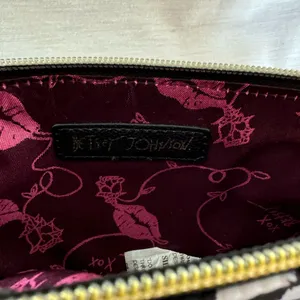 Betsey Johnson Black and White Shoulder Bag thumbnail 10
