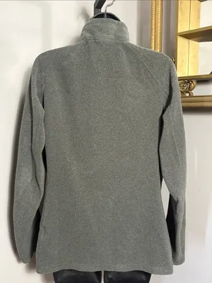 The North Face Women’s Large Gray Half Zip Fleece Pullover thumbnail 2